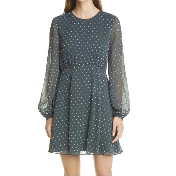 Ted Baker Kobie Long Sleeve Heart Print 